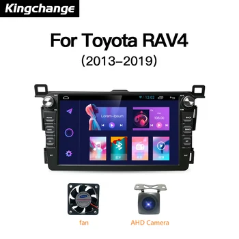 Kingchange Za Toyota RAV4 4 XA40 5 XA50 2013 - 2019 Avto Radio Večpredstavnostna Video Predvajalnik Navigacija stereo GPS, Android 11 Carplay
