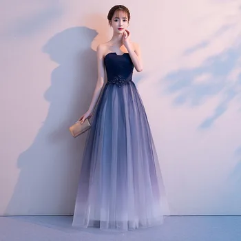 Hong Hu Ženske Formalno Obleko 2023 Nov Večer Elegantno Večerjo Dolgo Moderator Bankrot Obleke za Ženske