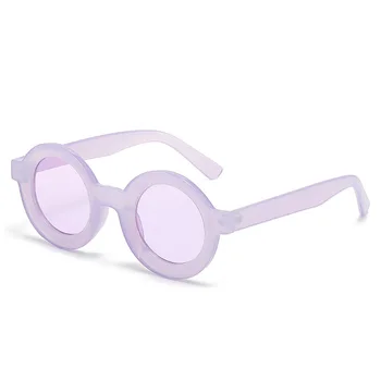 YOOSKE Letnik Okrogla sončna Očala za Ženske Prostem UV400 Odtenki Sunglass Moških Punk Pomarančni Čaj Očala DODATKI Modni Očala za Sonce