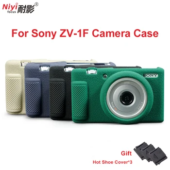 Mehke Silikonske Gume Fotoaparat Primeru Oklep Kože DSLR vrečko Kritje Za Sony ZV-1F dodatno Opremo Fotoaparata