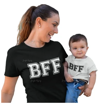 Bff Odraslih, Starš, Otrok, Brat Ujemanje T-Shirt Oče Sina, Mati, Hči Družine Srajce Baby Toddler Otroci, Prijatelji Prijatelj
