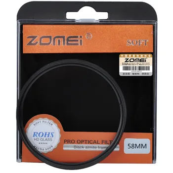 Strokovno Zomei 58mm SF Okrogli Filter Mehka Ostrina Učinek Difuzor Filter Meglen Filter za vse DSLR SLR kamere 58 mm