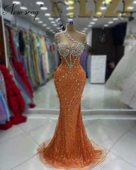Sodobna Iver Beaded Prom Obleke Vestidos Gala De Haute Coutures Kristali Celebrity Obleko Dubaj Arabski Morska Deklica Prom Stranka Oblek