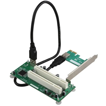 Desktop PCI-Express PCI-E PCI Adapter Kartica Pcie Za Dvojno Režo Pci Razširitveno Kartico USB 3.0 Dodaj-V Kartico Pretvornik