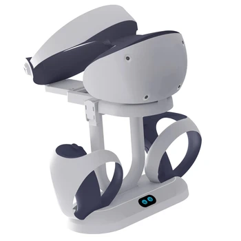 NOVA Dual Controller Polnjenje Dock za PS VR2 Očala Konzole za Shranjevanje Stojalo za PS5 VR2 Igra Ročaj Brezplačno Osnovno Opremo