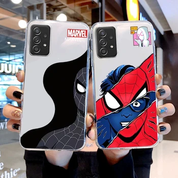 Marvel Luksuzni Spider-Man Umetnosti Pregleden Za Samsung Note 20 10 Ultra A31 A8 A14 J6 A12 A5 A70 A34 A25 A04 A24 5G Primeru Telefon