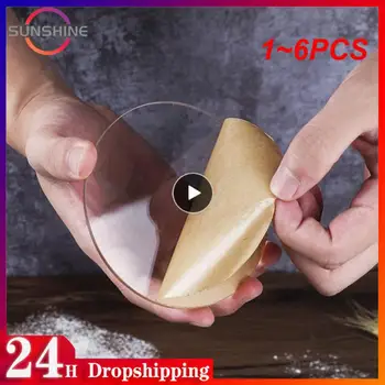 1~6PCS Krog Akril Torto Diski Pokrivalo za enkratno uporabo Torto Plošče Disk, ki je Osnova Za Pecivo Obrezovanje Dekorativni Material Bakeware