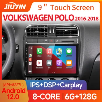 JIUYIN Za VW Volkswagen Polo 5 Limuzina 2008-2020 Avto Radio, Video, Stereo Multimedijske Carplay Andriod Auto GPS, Zaslon na Dotik, WIFI 4G