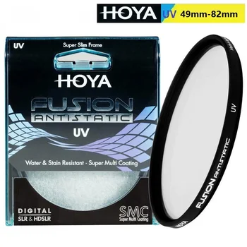 HOYA FUSION ANTISTATIC UV Filter 49_52_55_58_62_67_72_77_82mm Slim Multicoat Zaščitnih za Nikon Canon Sony Objektiv Kamere Filter