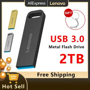 Lenovo Kovin, U Disk 2TB Prenosni Pero Disk 1TB hitri USB 3.0 Vmesnik Nepremočljiva 256GB 512GB 128GB Memoria Usb Flash Disk