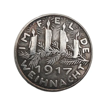 Nemčija 1917 Spominskih Kovancev Za Zbiranje Im Felde Weihnacht Božič Spominek Doma Dekoracijo Obrti Namizje Okraski Darilo