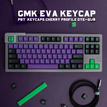Gmk Mecha-01 Klon Keycap 136 Tipke Češnja Profil Pbt Keycaps Dye-Sub Angleščina Japonščina Tipko Cpa Za Mehansko Keybaord 61/64/6