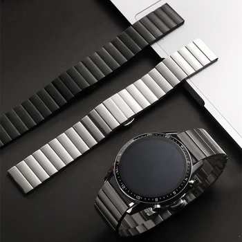 20 mm 22 mm Kovinski Trak Za Samsung Galaxy Watch 4 Classic Aktivna 2 Band Zapestnica iz Nerjavečega Jekla za Huawei Watch 3 GT2 Pro Traku