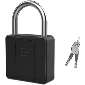 Telovadnice Nepremočljiva Padlock Ključ Prstnih Bluetooth Ključavnico, Guardrail Zaklepanje Vrat, Vrata, Skladišče
