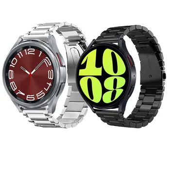 za Samsung Galaxy Watch6 Klasičnih 47mm 43mm watch trak Watch 6/5/4 40 mm 44 mm/5 Pro 22 mm 20 mm Kovinski Trak Zapestnica Manžeta