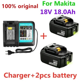 18V18Ah Baterija za ponovno Polnjenje 18000mah Li-Ion Baterije Zamenjava Baterije za MAKITA BL1880 BL1860 BL1830battery+3A Polnilnik