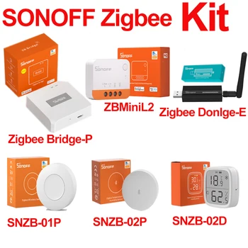 Sonoff Zigbee 3.0 ZBDonlge-E Bridge-P Prehod Središče ZBMINI-L2 NI Nevtralna Žice Potrebno Zigbee Smart Stikalo SNZB01P SNZB02P SNZB02D