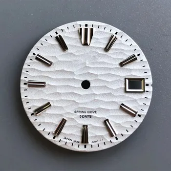S-Watch izbiranje tlak Olja slog dobesedno pesek bele barve super kakovosti 28.5 mm fit nh35 gibanja in nh35 primeru za skc007/009